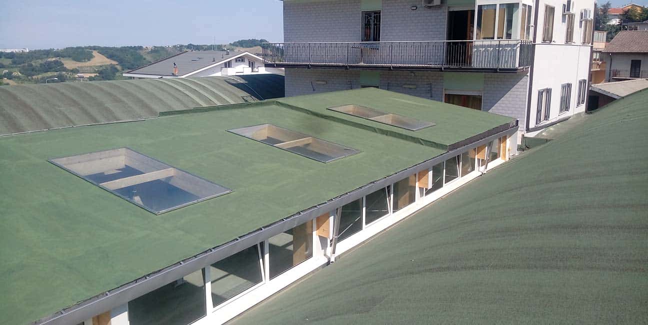 Copertura trattata con la guaina acrilica colorata Freeway